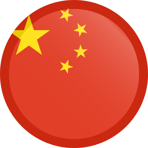 china-flag-button-round-small